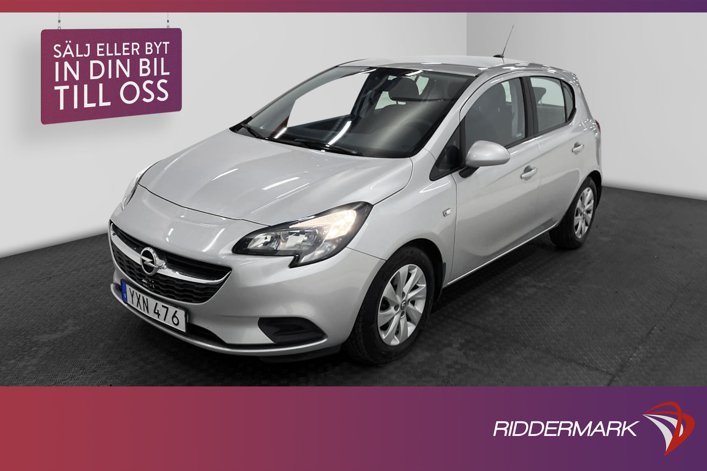 Opel Corsa 90hk Plus Paket Sensorer Låg Skatt Välservad