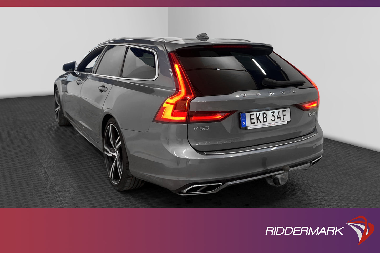 Volvo V90 D4 AWD 190hk R-Design VOC D-värm B-kamera Drag