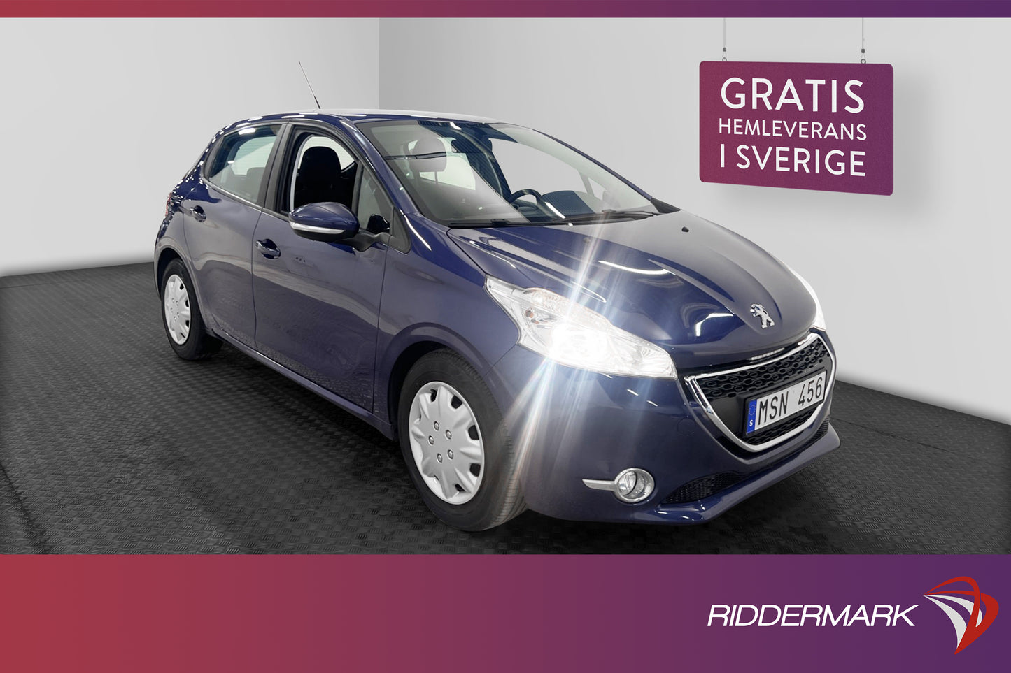 Peugeot 208 1.4 VTi 95hk AC Farthållare Bluetooth