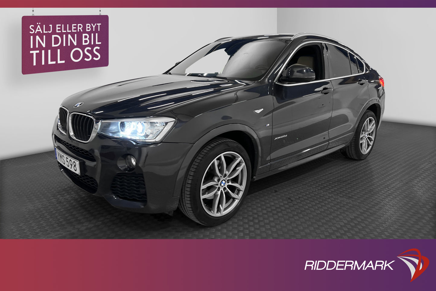 BMW X4 xDrive20d 190hk M Sport Taklucka H/K Navi Skinn Drag