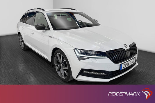 Skoda Superb Kombi 2.0 TDI 4x4 200hk SportLine Cockpit Drag