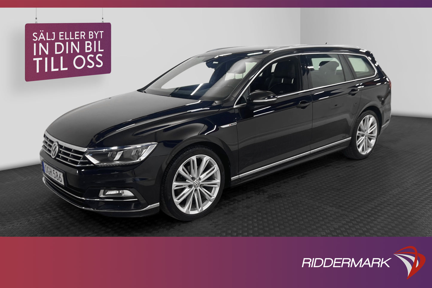 Volkswagen Passat 2.0 TDI 4M 190hk R-line Värmare Skinn Drag