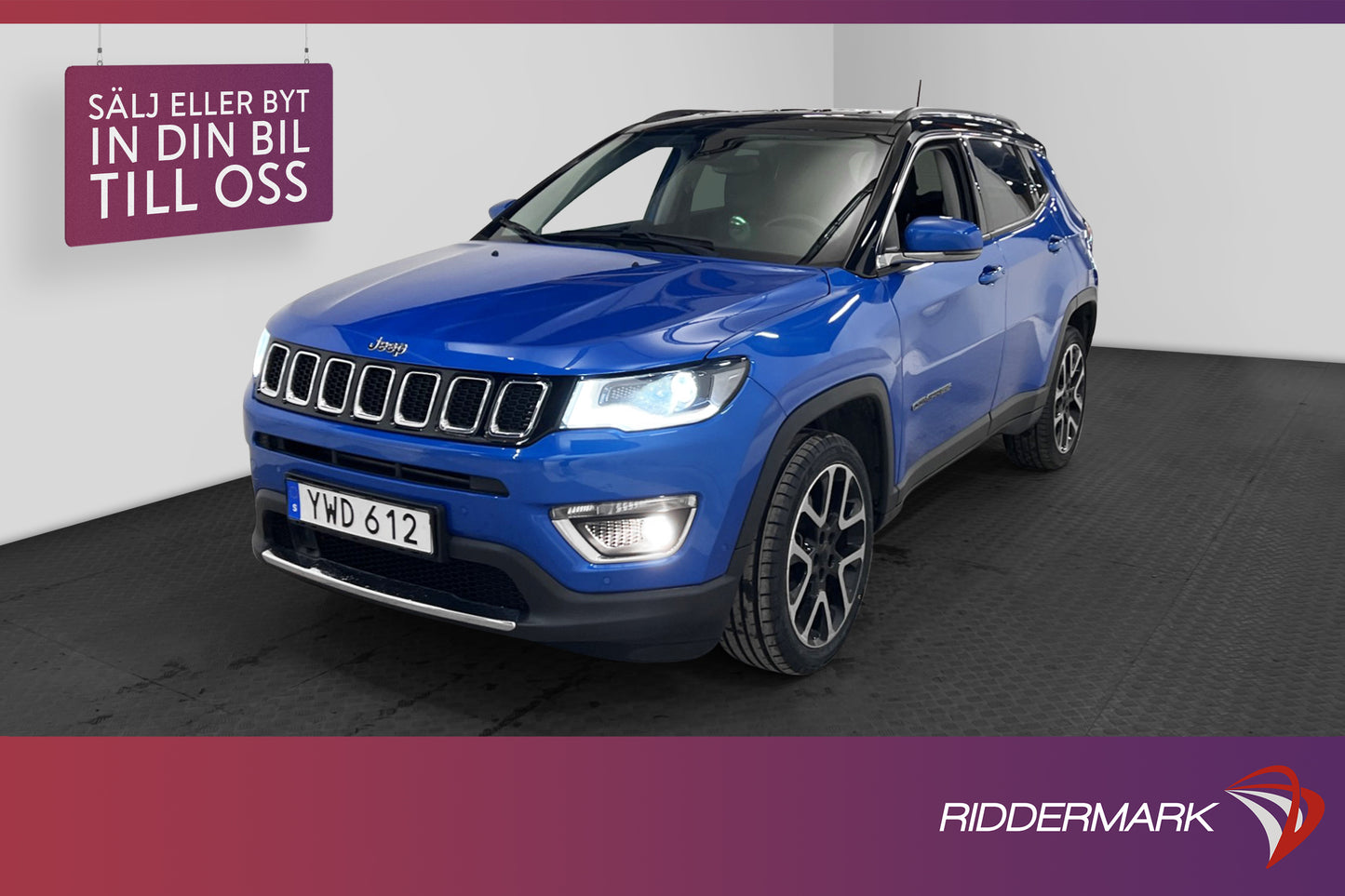 Jeep Compass 1.4 4WD 170hk Limited B-Kamera Navi Beats-ljud