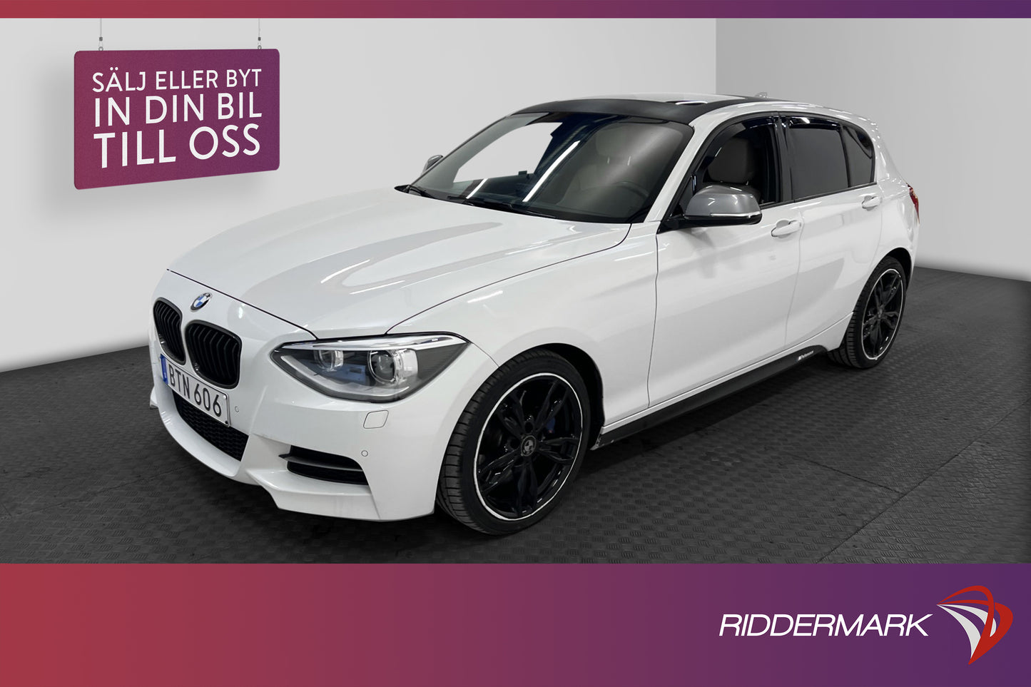 BMW M135i xDrive 320hk Taklucka HiFi Kamera Skinn Välservad