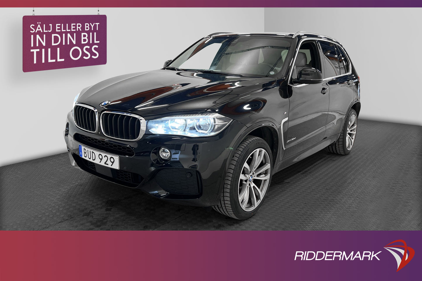 BMW X5 30d xDrive 258hk M Sport 7-Sits H&K D-värm Pano HUD