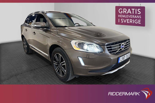 Volvo XC60 D4 AWD 181hk Summum Värmare Skinn Drag VOC