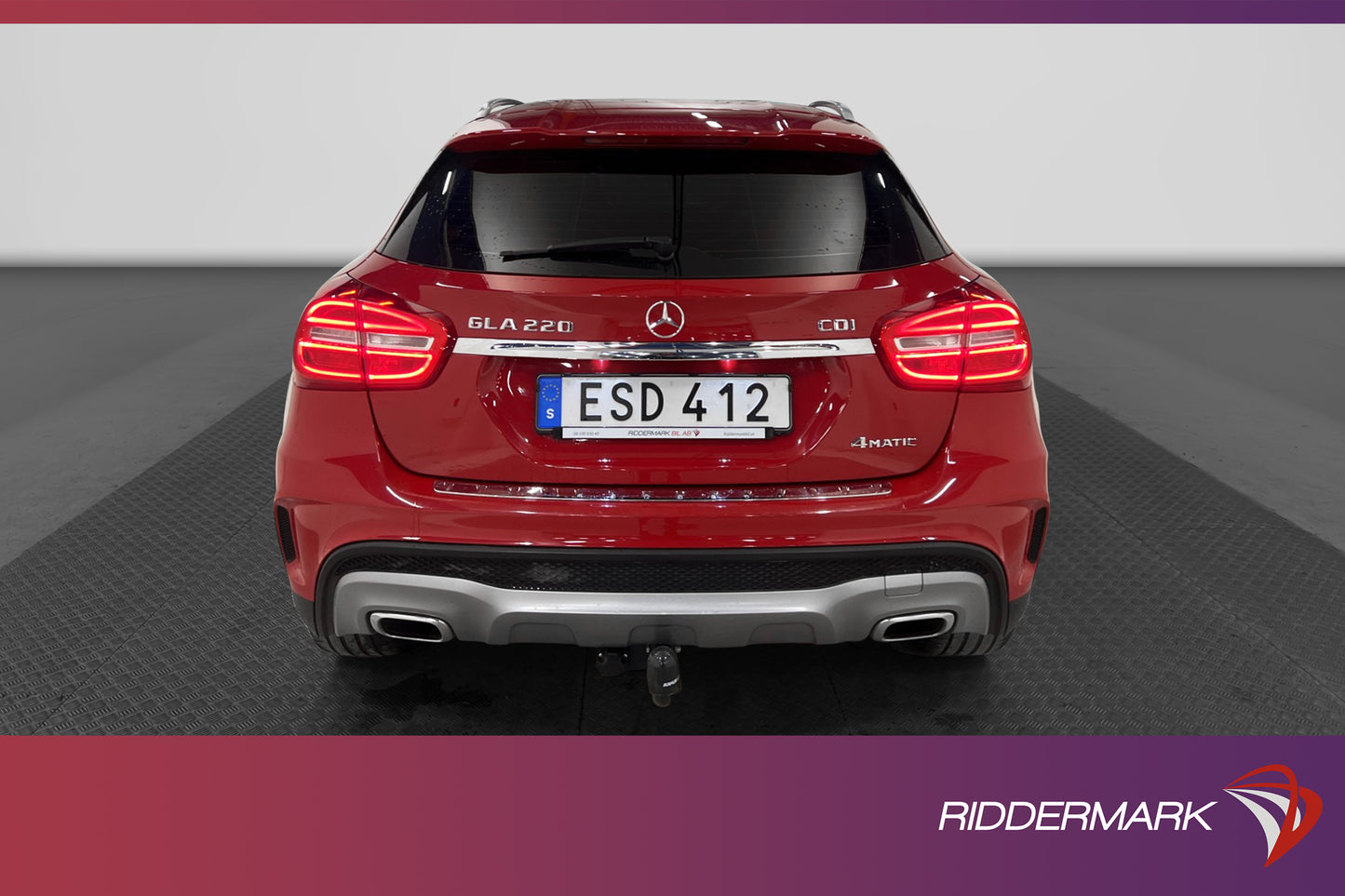 Mercedes-Benz GLA 220 CDI 4M 170hk AMG Kamera Skinn Drag Eu6