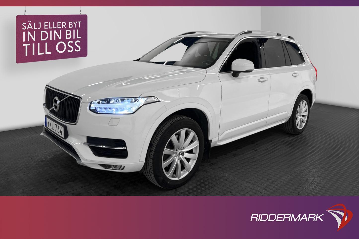 Volvo XC90 T5 AWD 254hk Skinn Navi Drag BLIS VOC Välservad