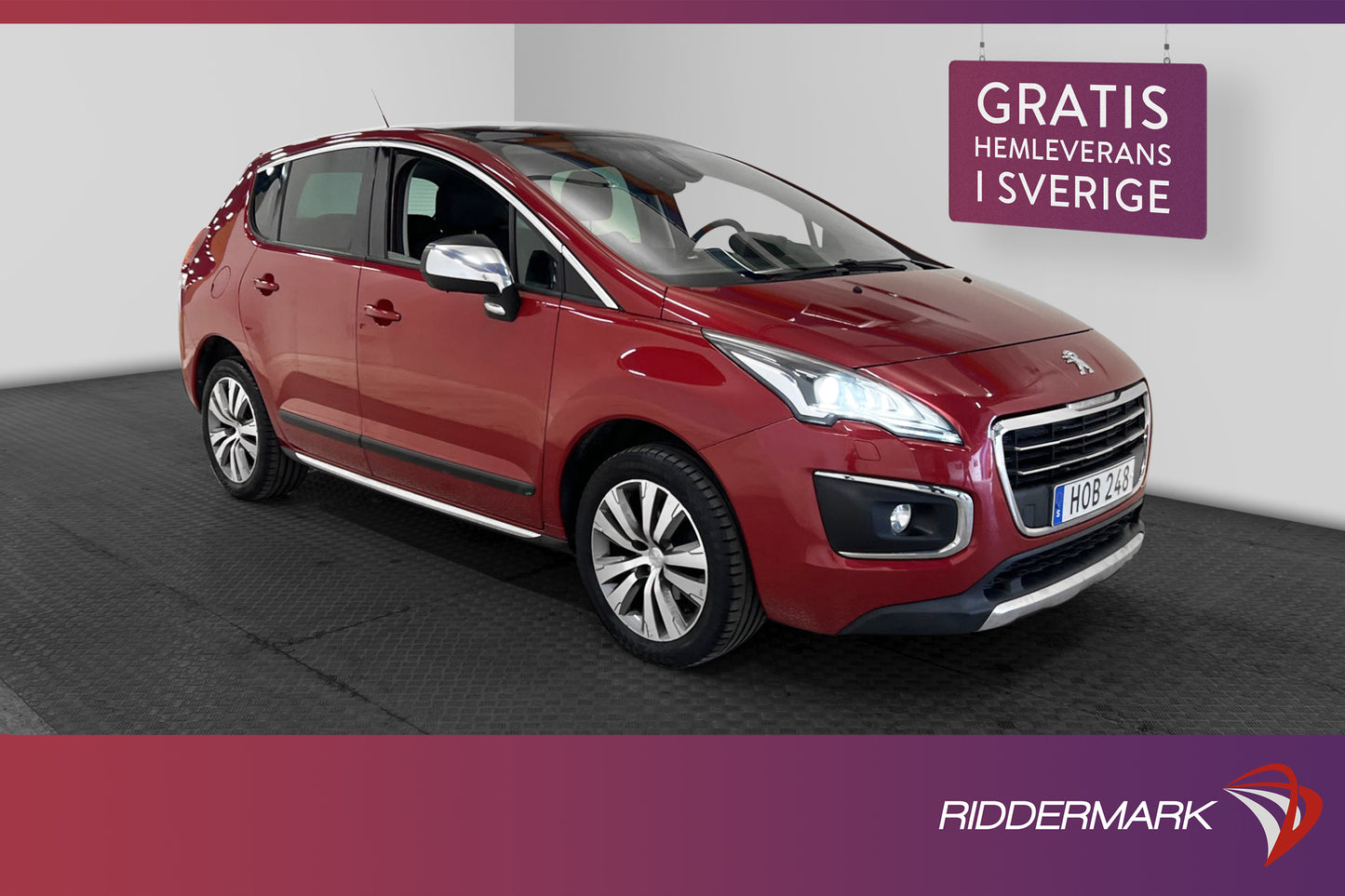 Peugeot 3008 1.6 BlueHDi 120hk Allure Pano Navi Drag Välserv