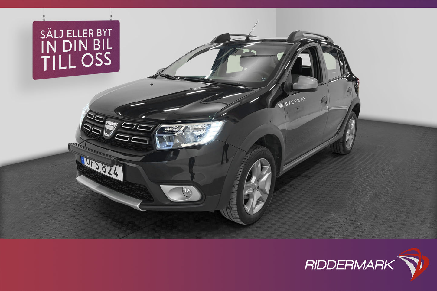 Dacia Sandero Stepway 0.9 TCe 90hk Navi Sensorer Välservad