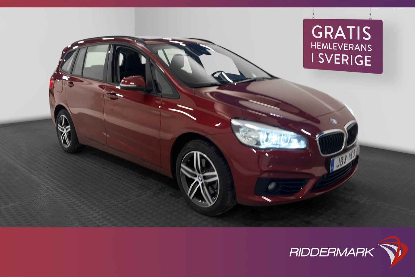 BMW 218d Gran Tourer 150hk Sport line 7-sits Pano B-kam Drag