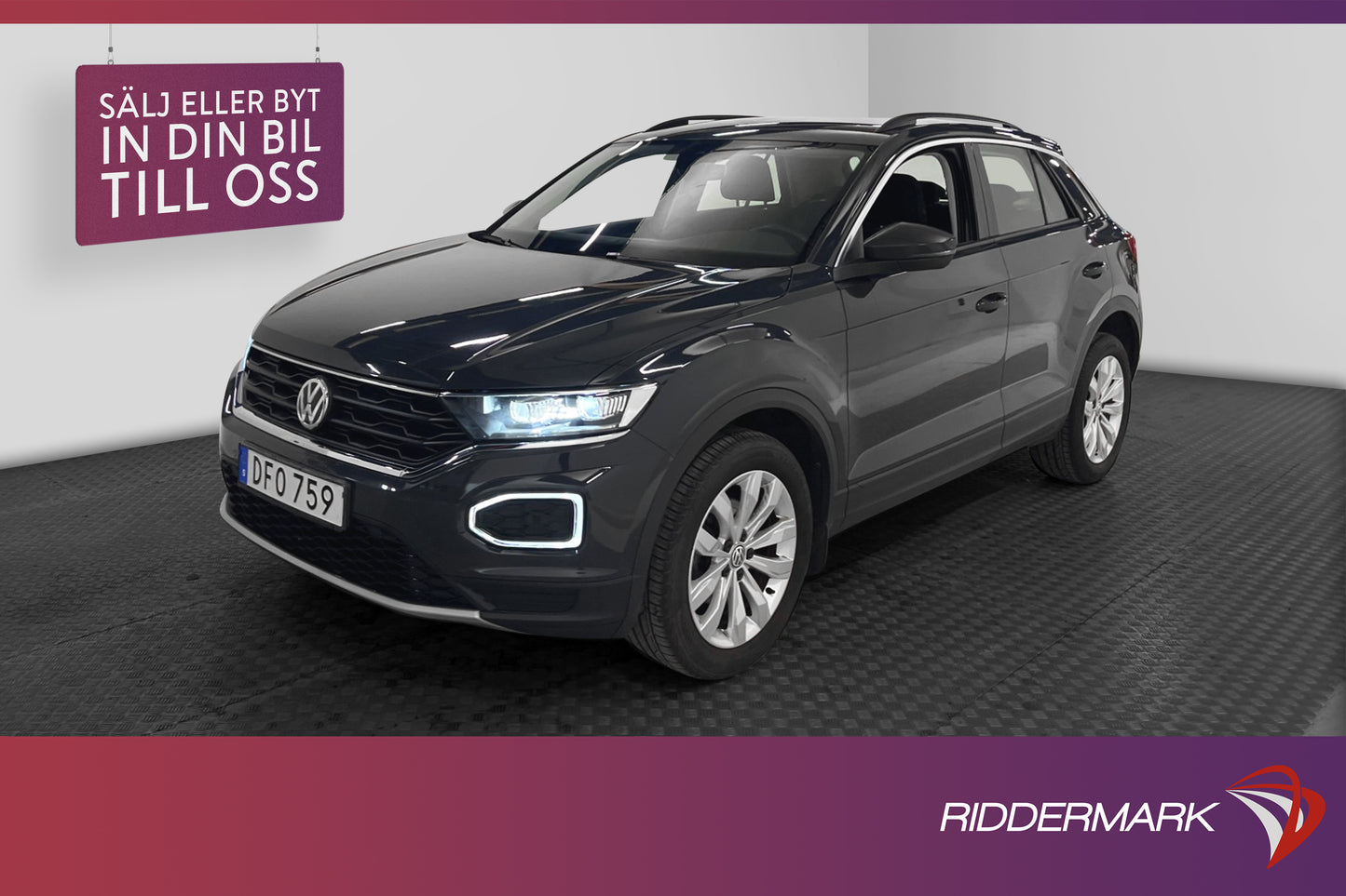 Volkswagen T-Roc 1.0 TSI (115hk) Plus Värmare B-Kamera Xenon