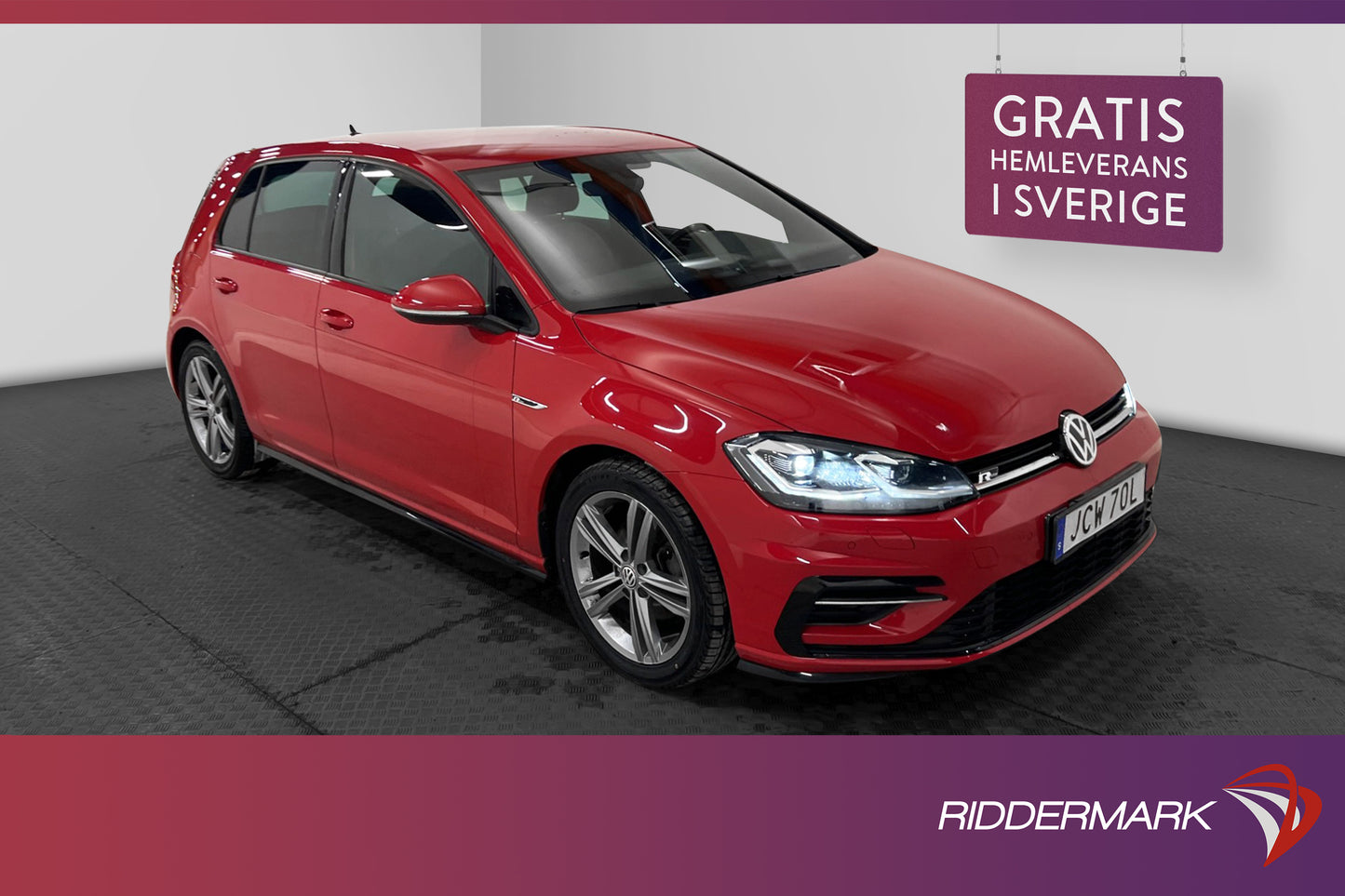 Volkswagen Golf TSI 150hk R-Line Värmare Sensorer Välservad