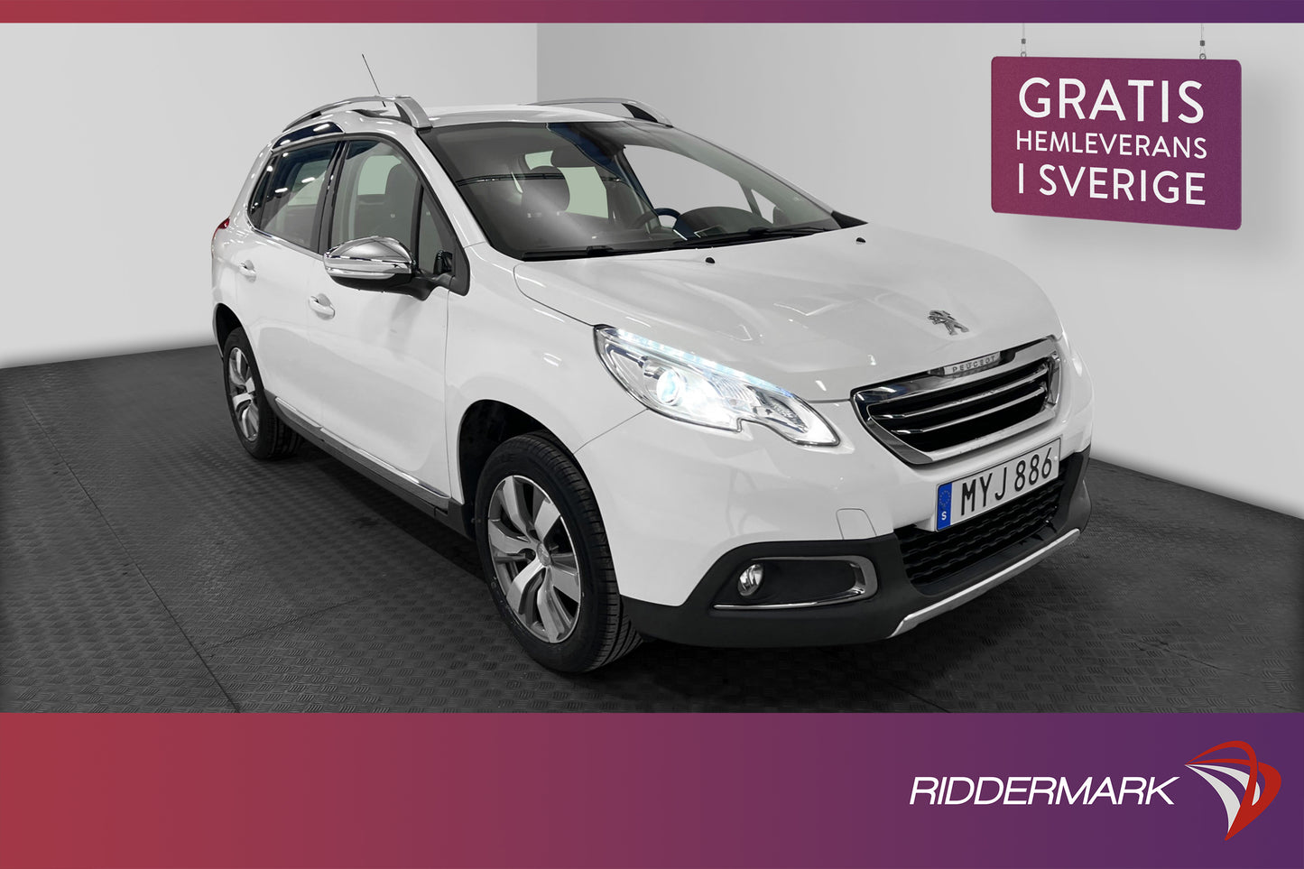 Peugeot 2008 1.2 VTi 82hk Allure Sensorer Välserv 0,44L/Mil