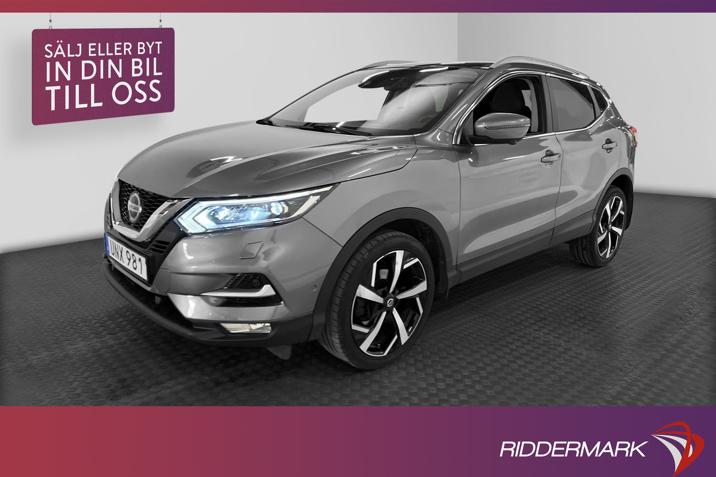 Nissan Qashqai 1.2  TEKNA Keyless Pano Navi 360° Halvskinn