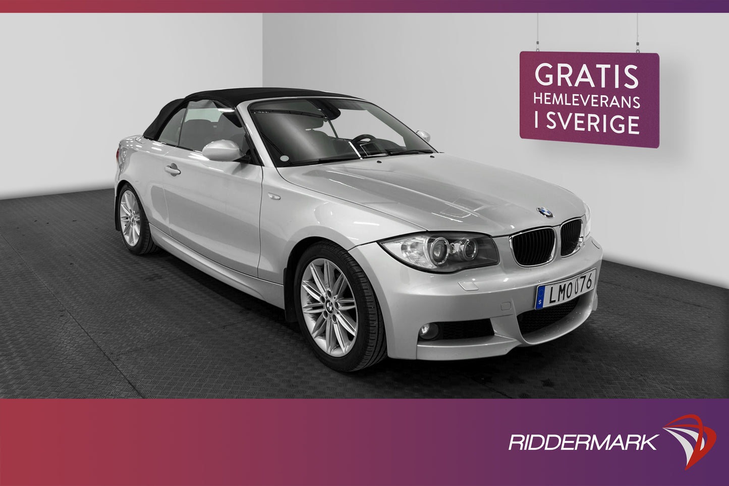 BMW 120i Cabriolet 170hk M Sport Skinn Sensorer HiFi