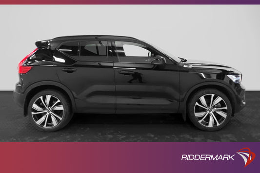 Volvo XC40 P8 Recharge AWD 408hk 360° Pano Drag H/K MOMS