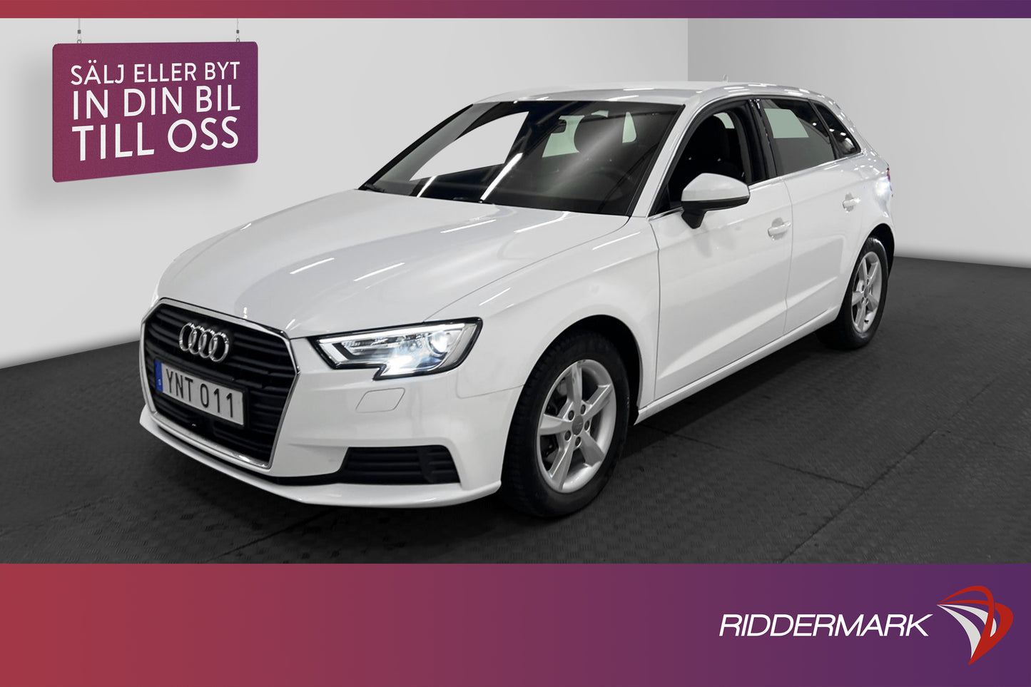 Audi A3 Sportback 150hk Proline Sensorer Carplay Audi-Sound