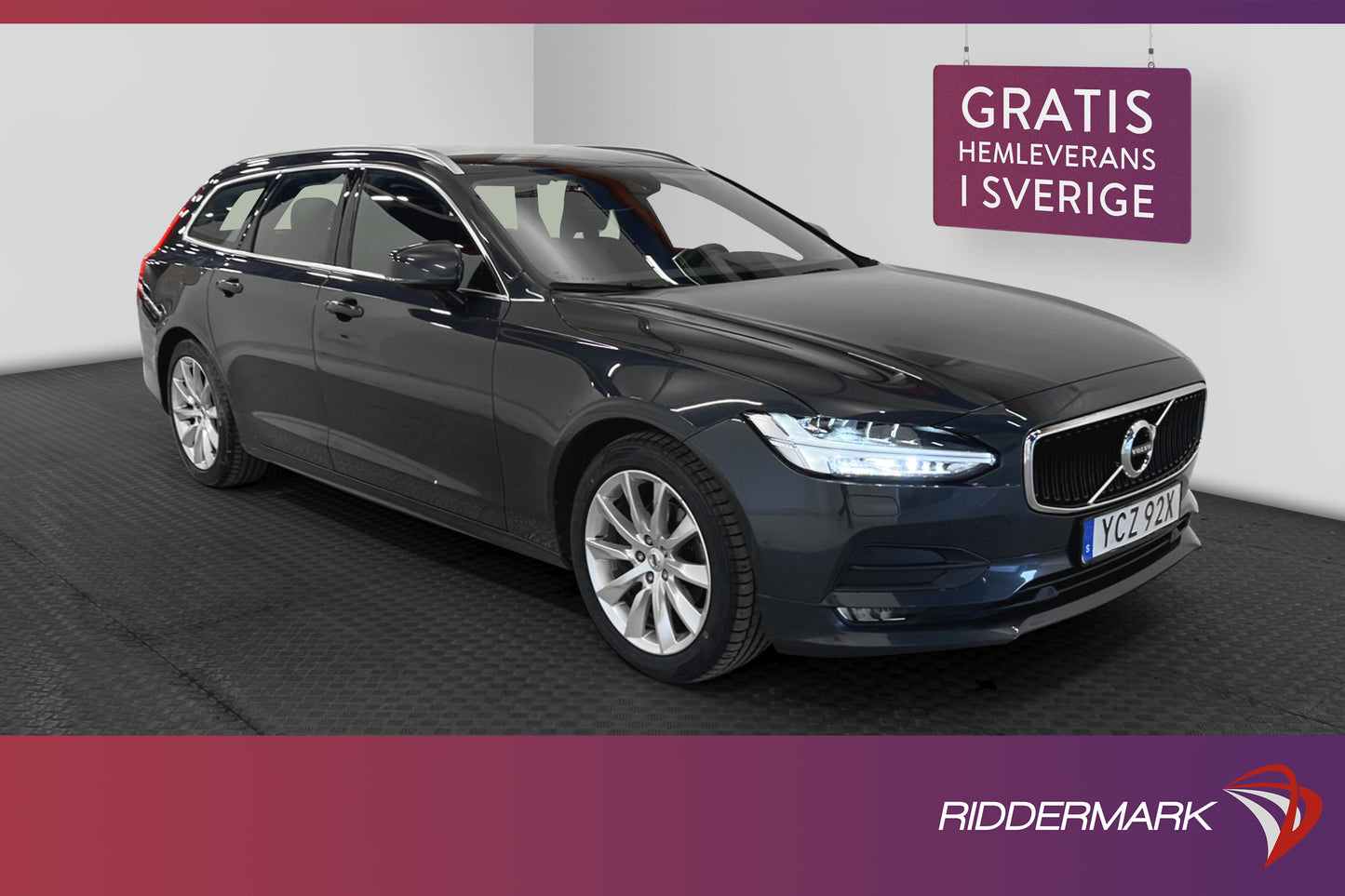 Volvo V90 D4 AWD 190hk Advanced VOC Värmare Kamera Navi Drag