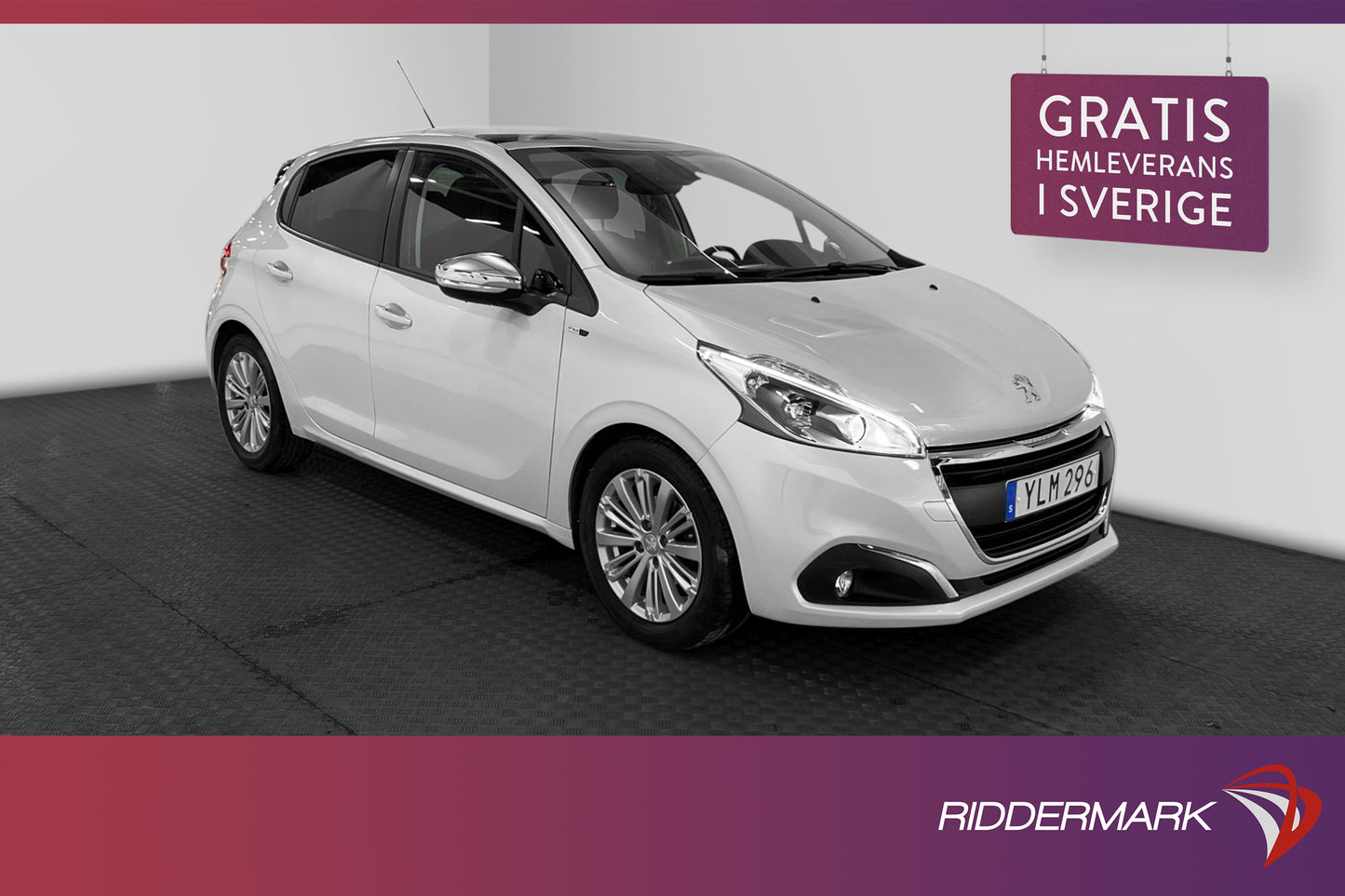 Peugeot 208 1.2L PureTech 82 hk Nyservad P-sensorer