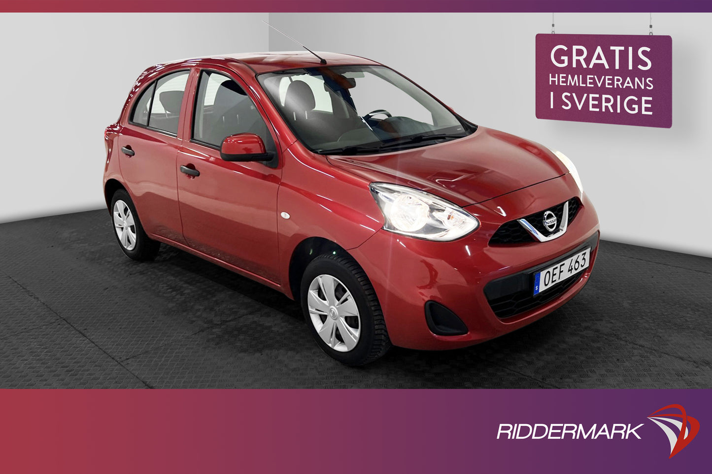 Nissan Micra 5-dörrar 1.2 80hk Välservad 0,5l/mil Låg Skatt