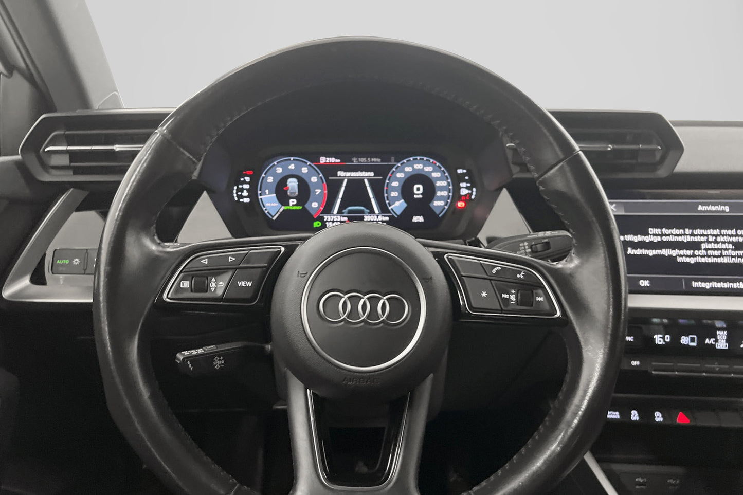 Audi A3 Sportback 35 TFSI 150hk Cockpit 2 Brukare 0,48l/mil