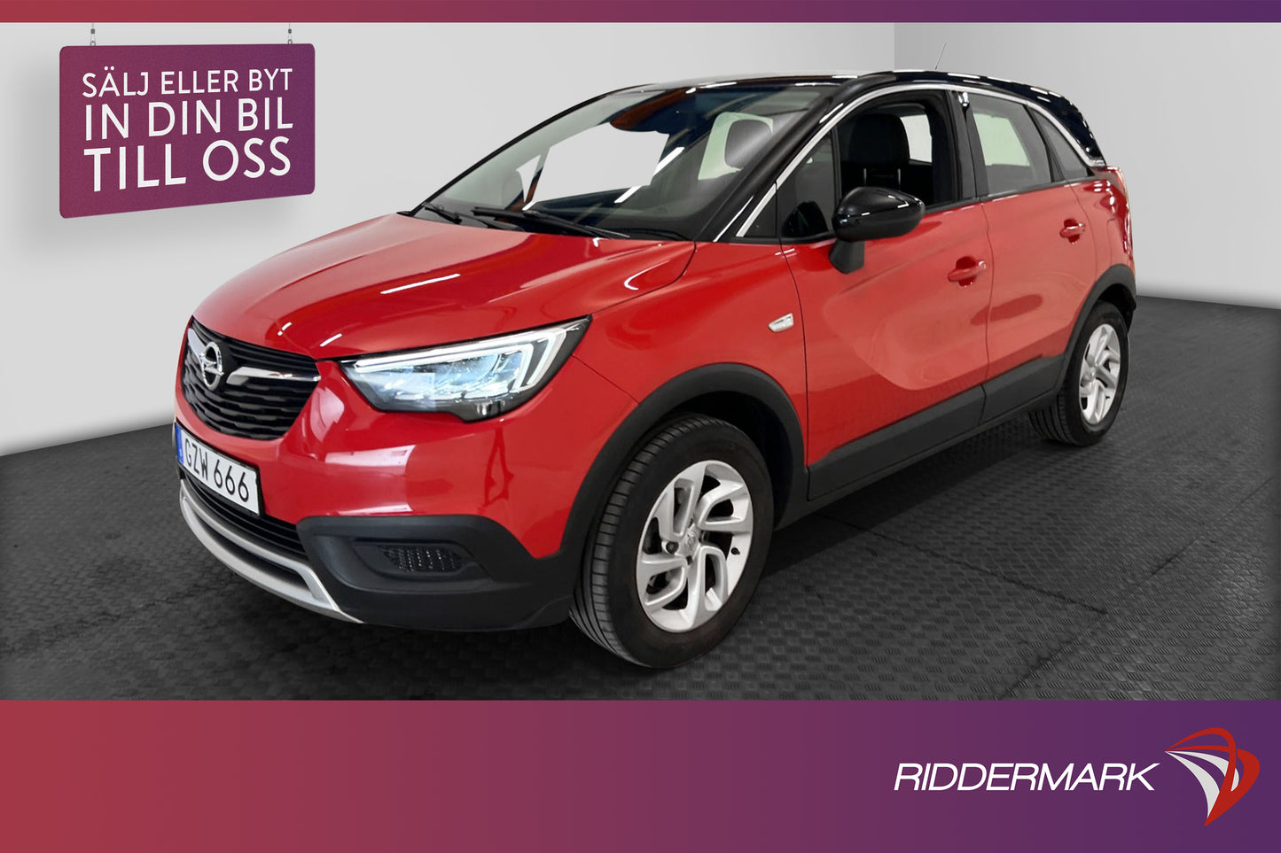 Opel Crossland X 1.2 Turbo 110hk M-Värmare Keyless 1-Brukare