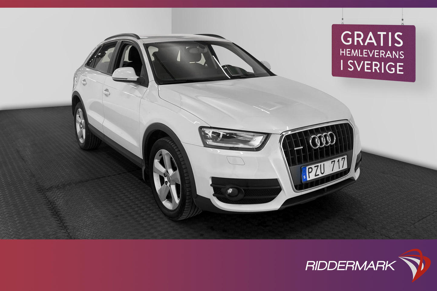 Audi Q3 2.0 TDI 177hk Quattro M-Värmare Dragkrok Välservad