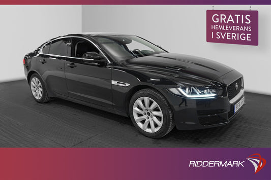 Jaguar XE 20d AWD 180hk Prestige Värmare Kamera Välservad