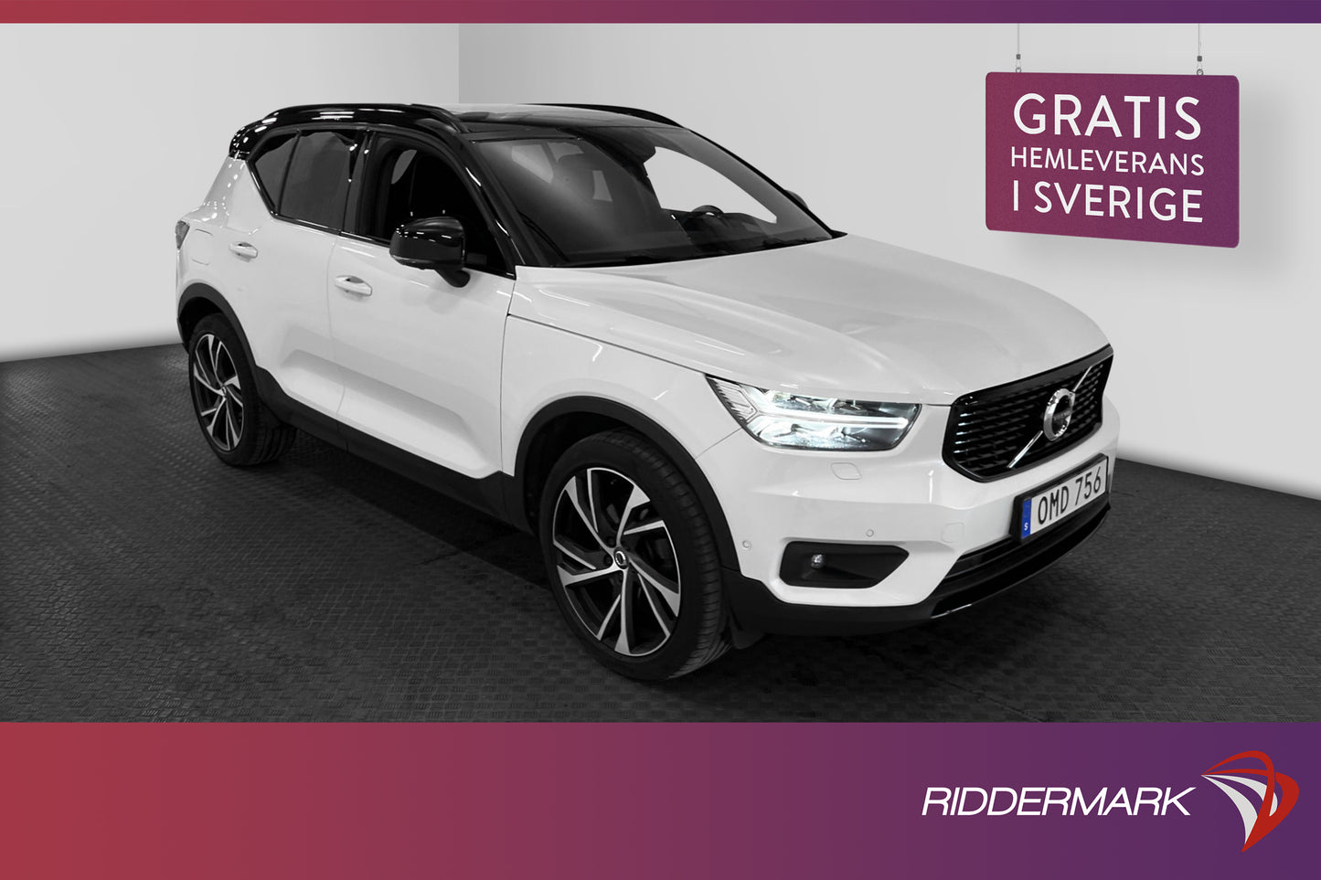 Volvo XC40 D4 AWD 190hk R-Design VOC Pano 360° H/K Blis Drag