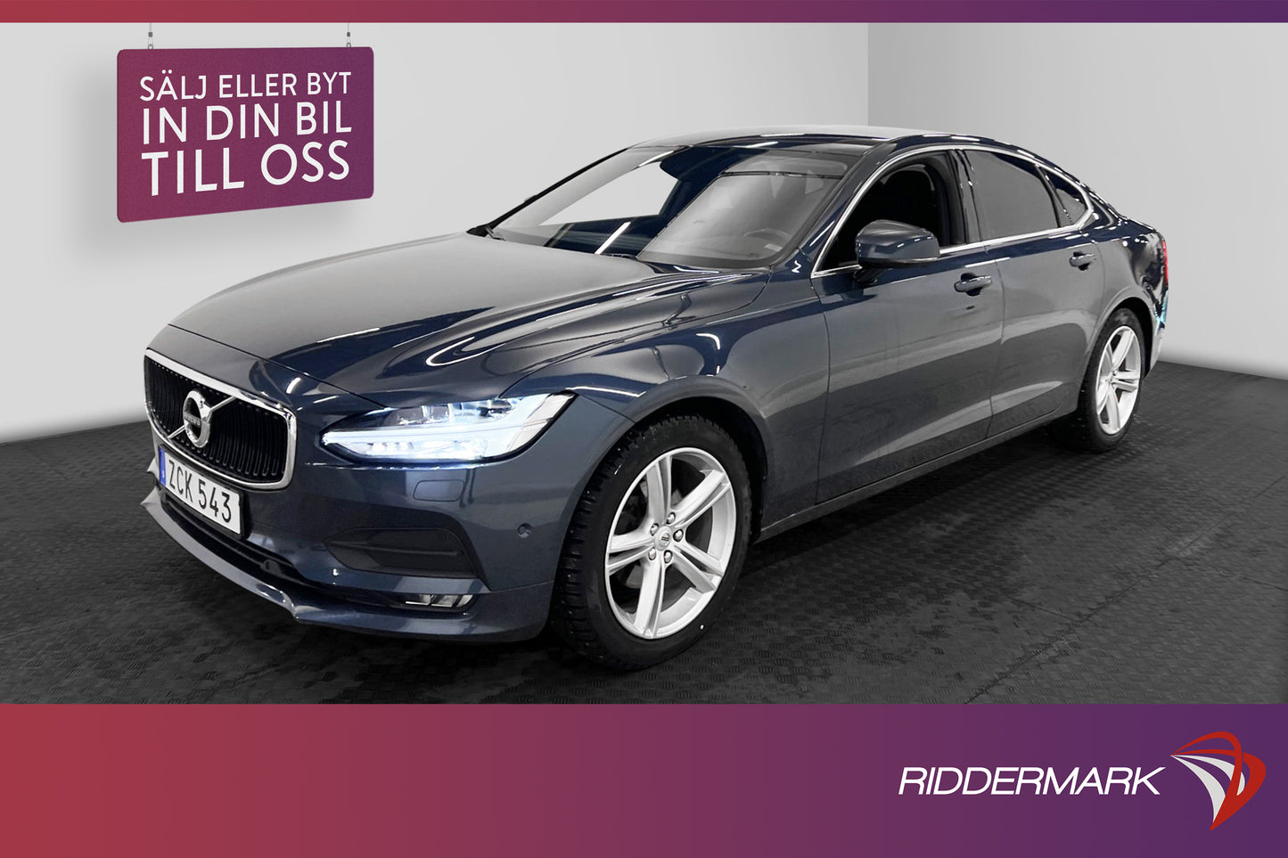 Volvo S90 D4 AWD 190hk Advanced VOC Värmare Navi BLIS 4-Zon