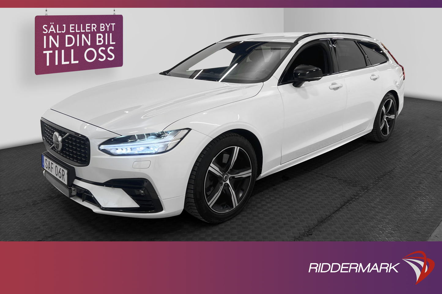 Volvo V90 B5 R-Design Inscription VOC 360° B&W Drag MOMS