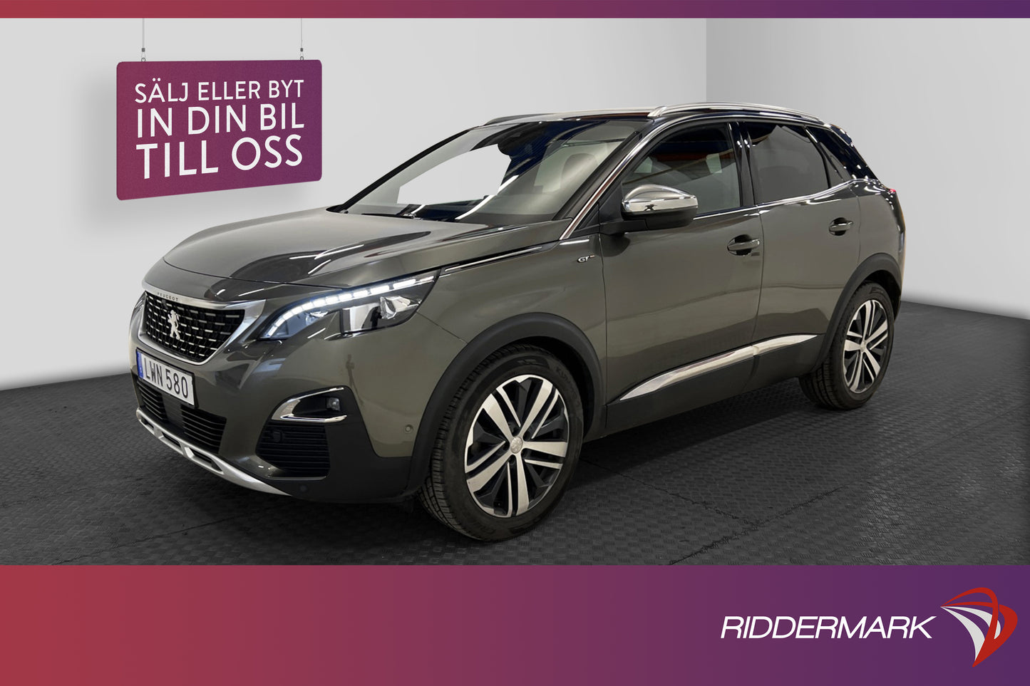 Peugeot 3008 2.0 BlueHDi 180hk GT Pano Värmare Kamera Drag