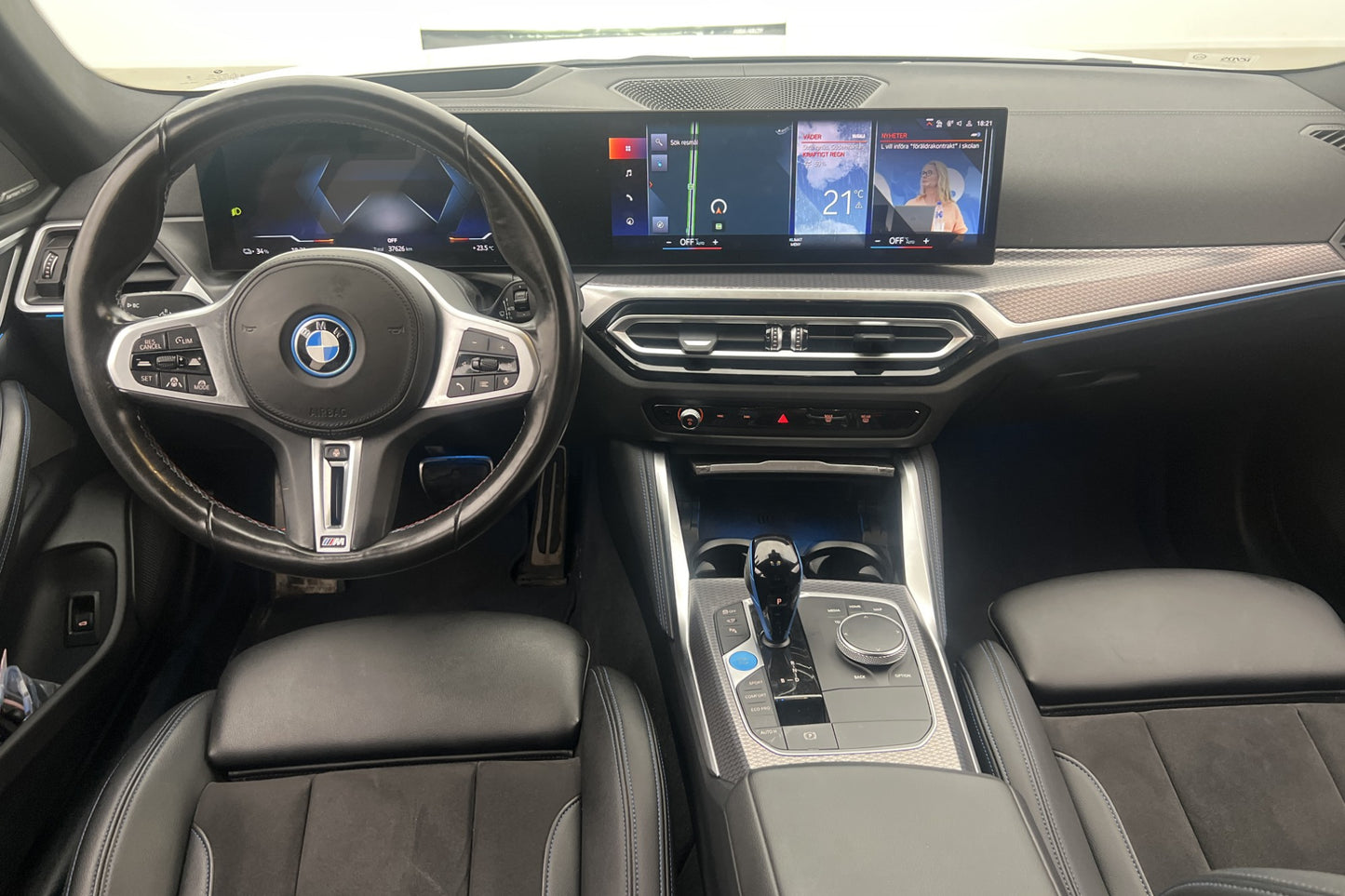 BMW i4 M50 544hk Fully Charged H/K Laser HUD 360° Drag