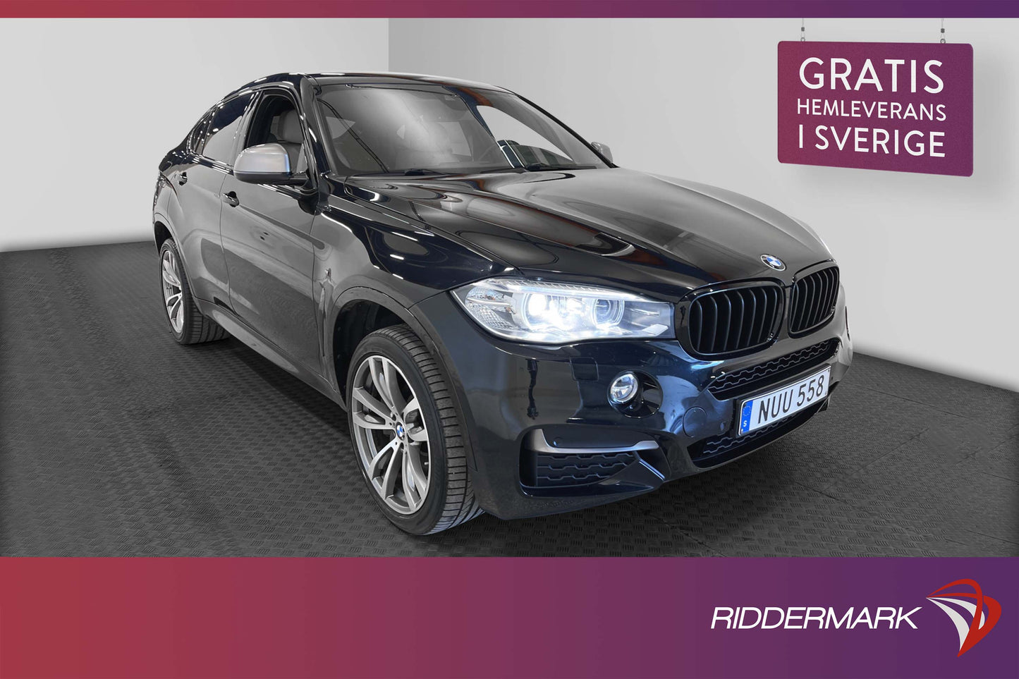 BMW X6 M50d 381hk xDrive M-Sport D-Värm Skinn HiFi B-Kamera