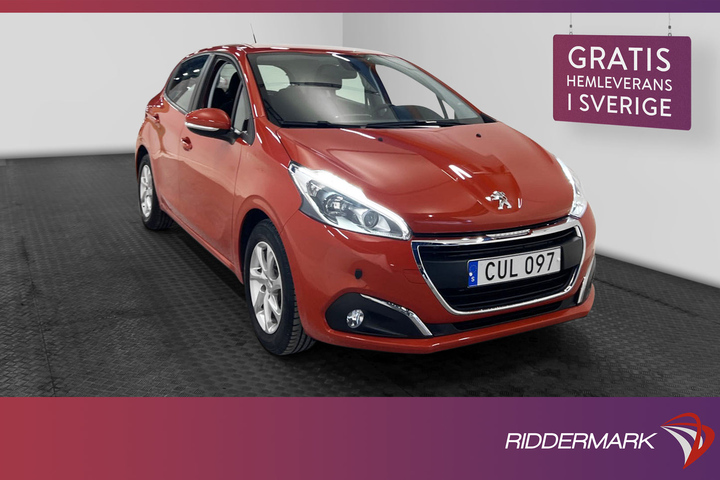 Peugeot 208 1.2 VTi 82hk M/K-Värmare 2 Brukare 0.45L/Mil