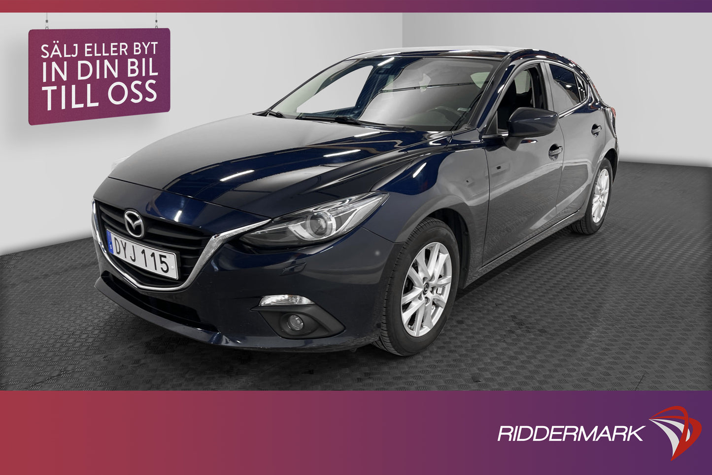 Mazda 3 Sport 2.0 SKYACTIV-G 165hk Nav Farthållare Låg Skatt