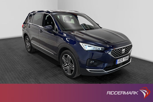 SEAT Tarraco 2.0 TSI 4Drive 190hk Xcellence 7-sits Drag Värm