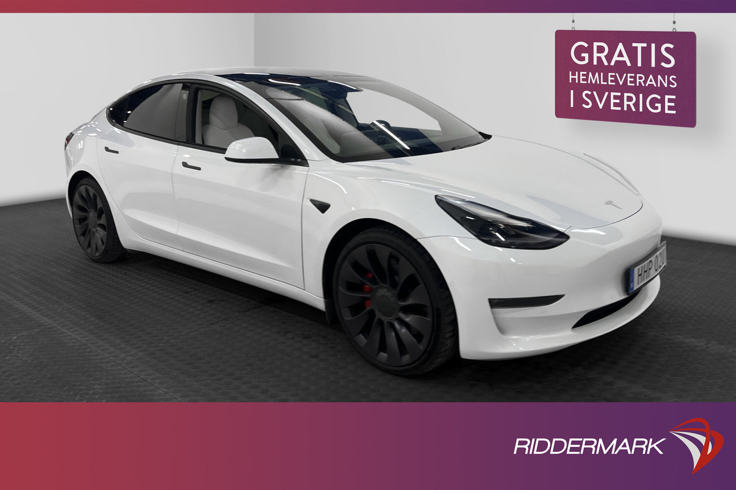 Tesla Model 3 Performance AWD Svensksåld Facelift