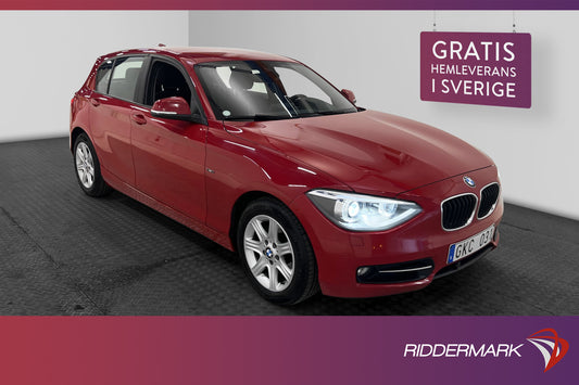 BMW 120 d xDrive 184hk Sport line H/K Drag Sensorer Välserv