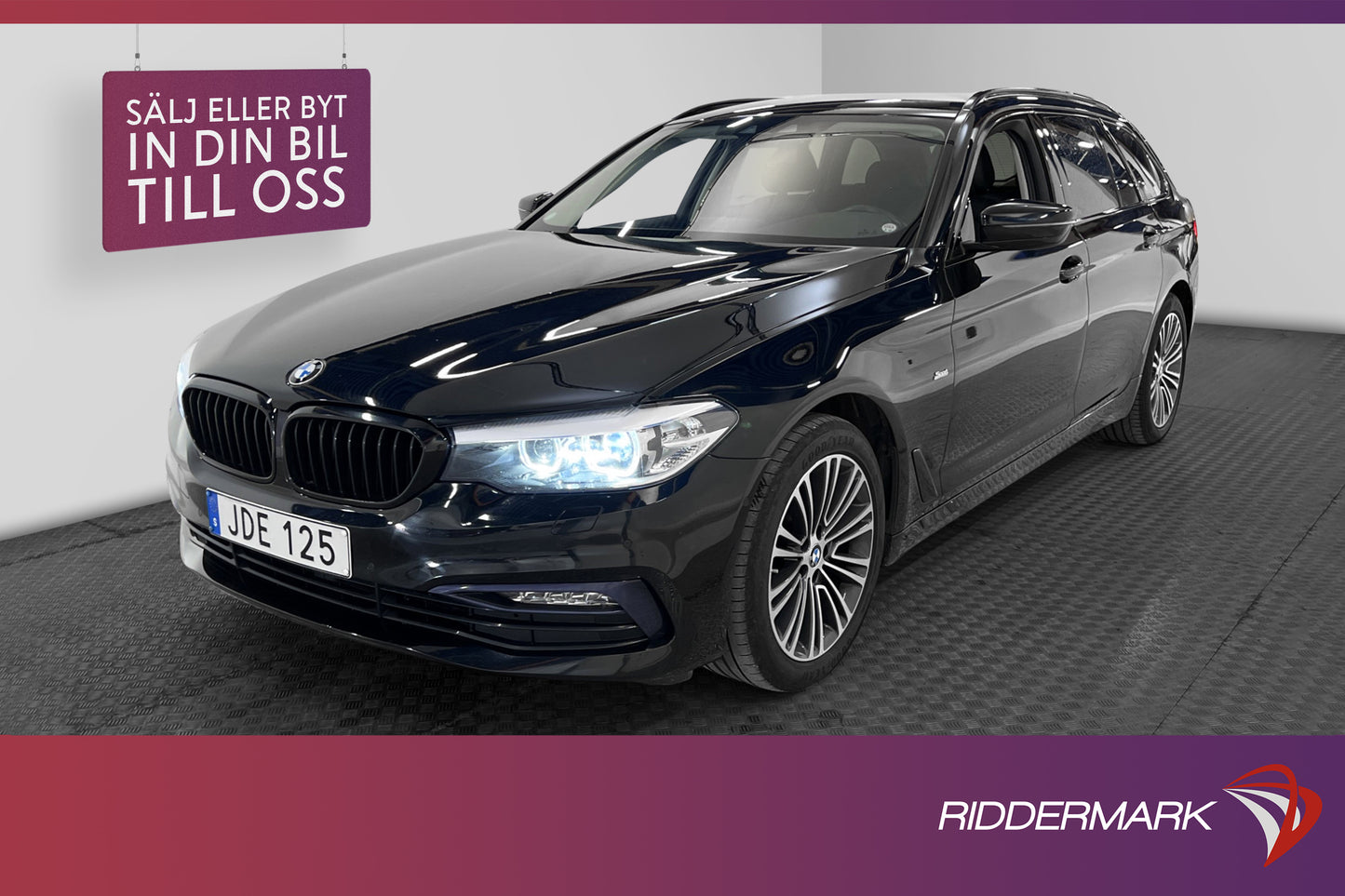 BMW 520d Touring 190hk Sport line Kamera Disp.Key Navi Drag