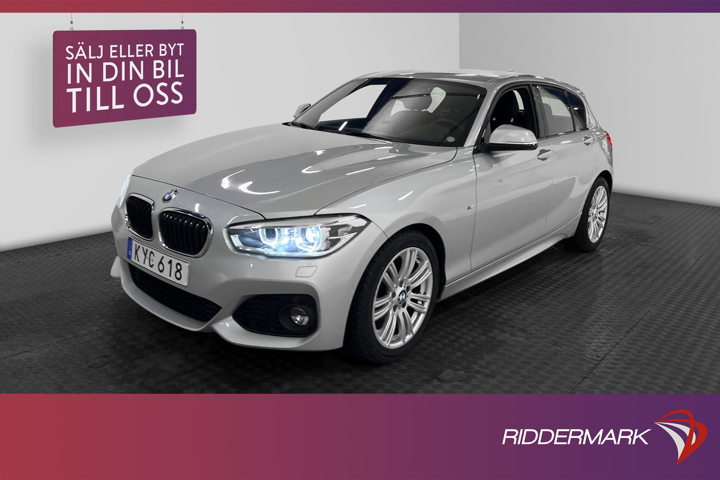 BMW 118i M-Sport Shadowline Sensorer Alcantara 0.51L/mil