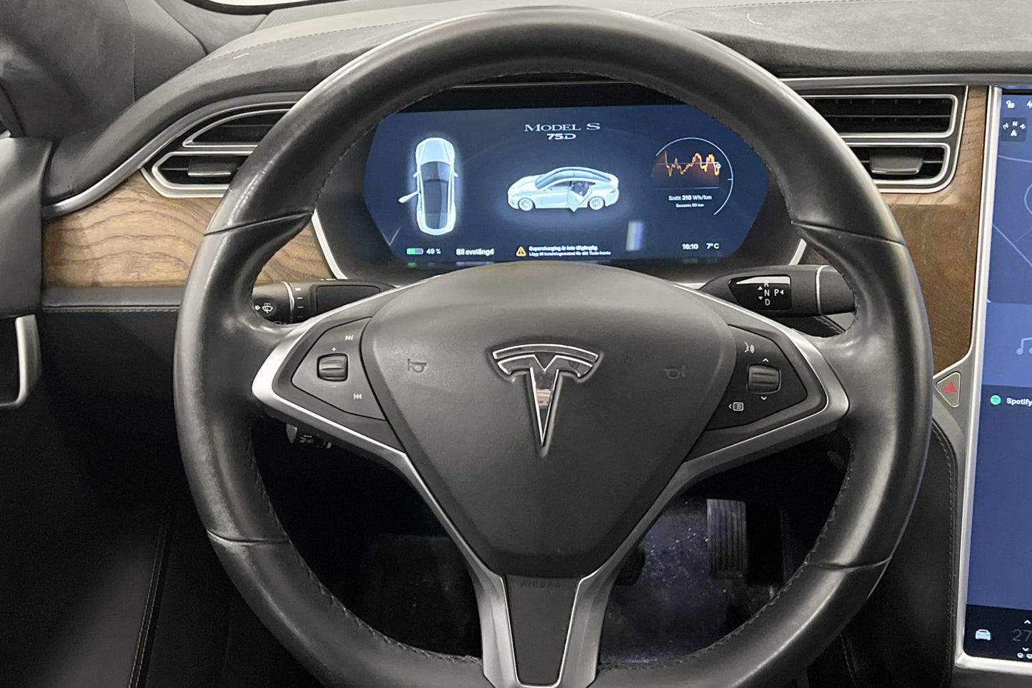 Tesla Model S 75D AWD 333hk Svensksåld Panorama Skinn