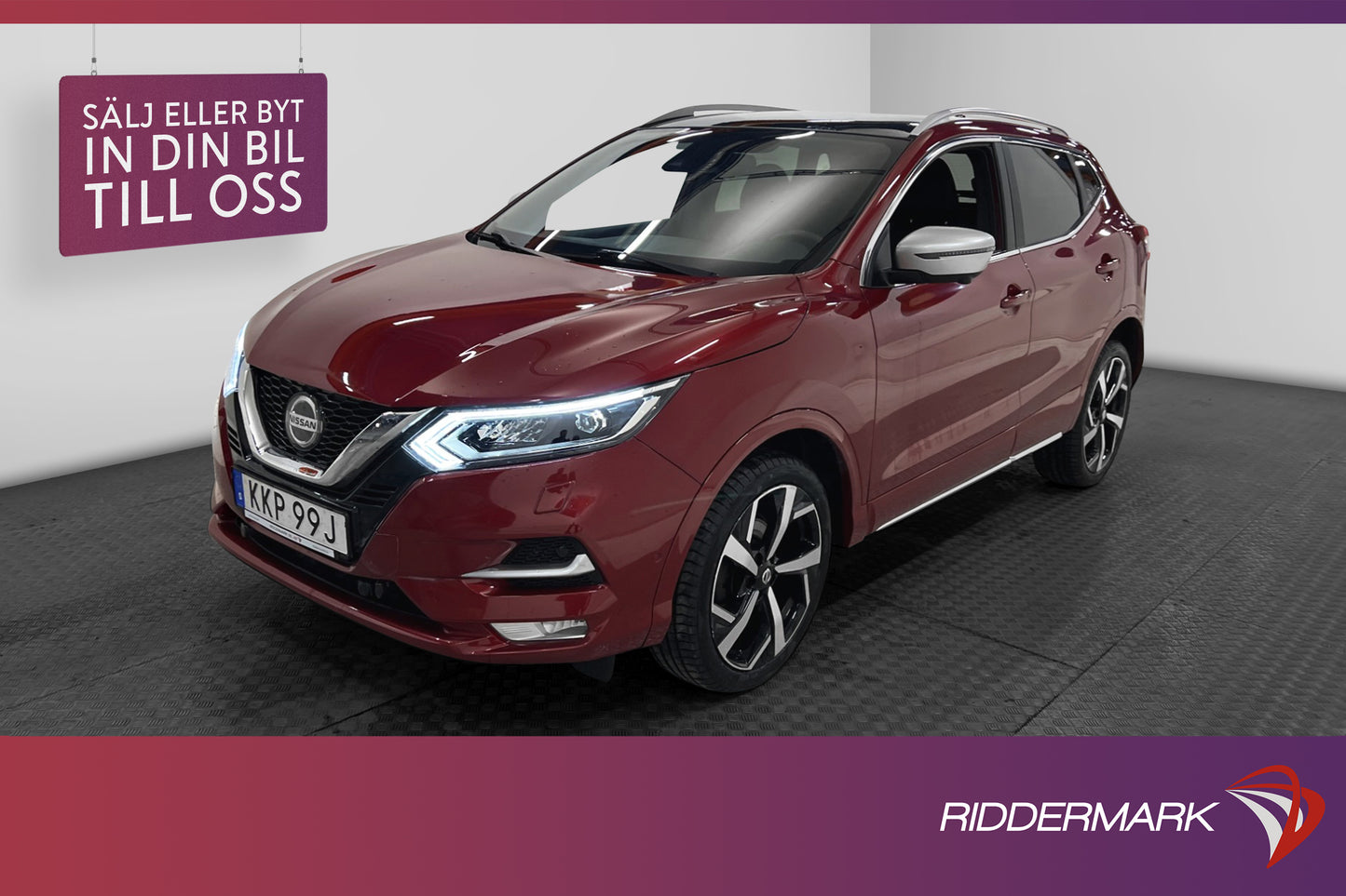 Nissan Qashqai DIG-T 140hk Tekna+ Pano BOSE 360° Värm Navi