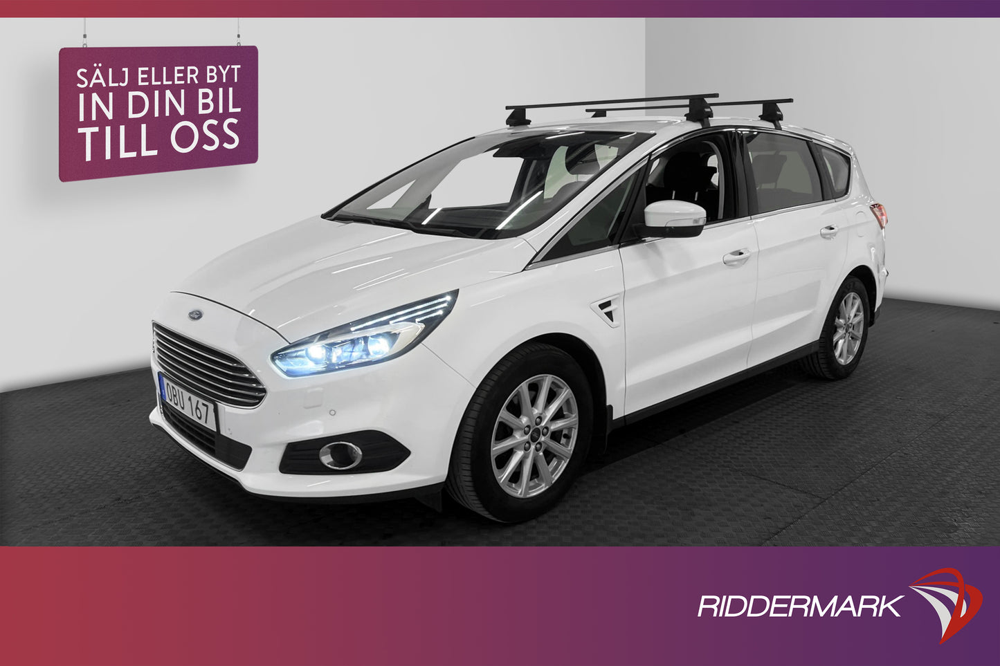 Ford S-Max 2.0 TDCi AWD 180hk Business 7-sits Värmare Drag