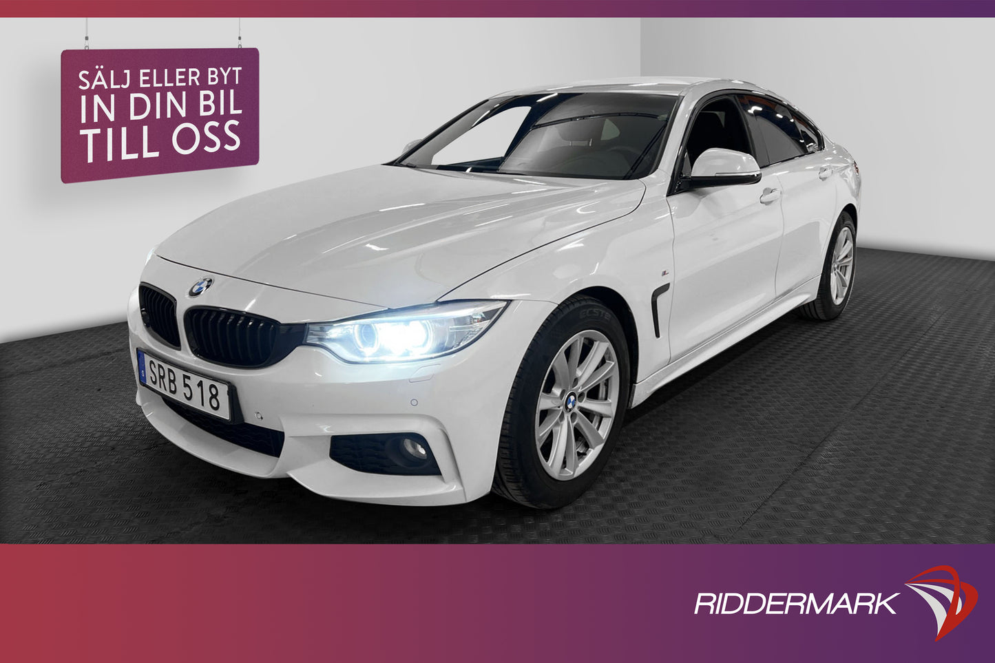 BMW 420d Gran Coupé 184hk M-Sport Nyservad LED Hi-Fi PDC