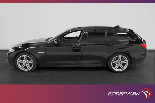 BMW 520d xDrive 190hk M-Sport H/K Pano Värm 360° Skinn Drag