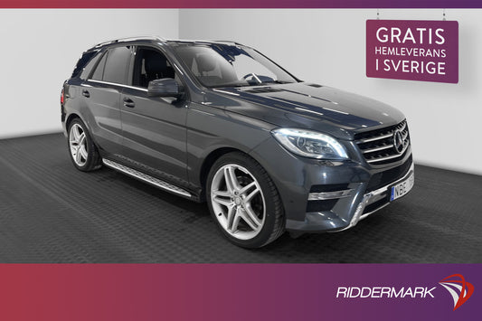 Mercedes-Benz ML 350 4M 258hk AMG Pano Drag Nightview Luftfj