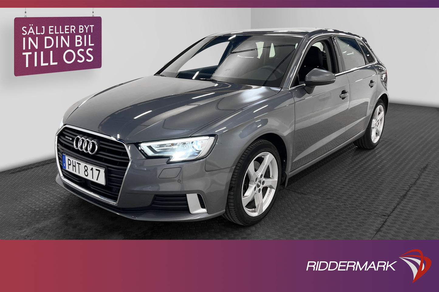 Audi A3 2.0 TDI quattro 184hk D-värmare B-kamera Adaptiv