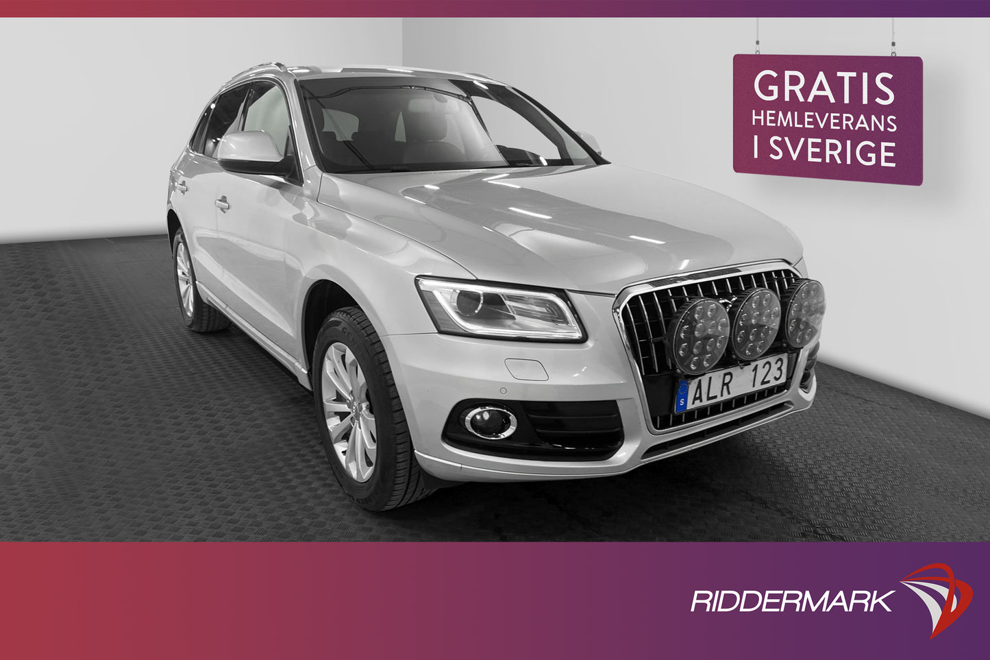 Audi Q5 2.0 TDI 177hk Quattro Design M-värm Skinn/Alcantara